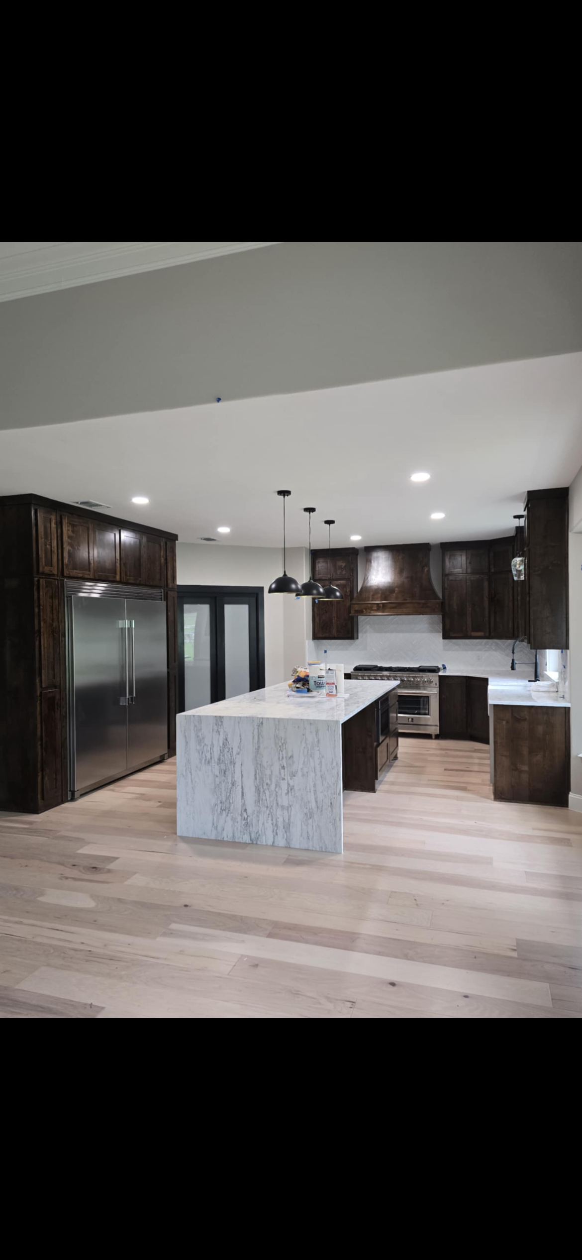 Dark Stained Kitchen