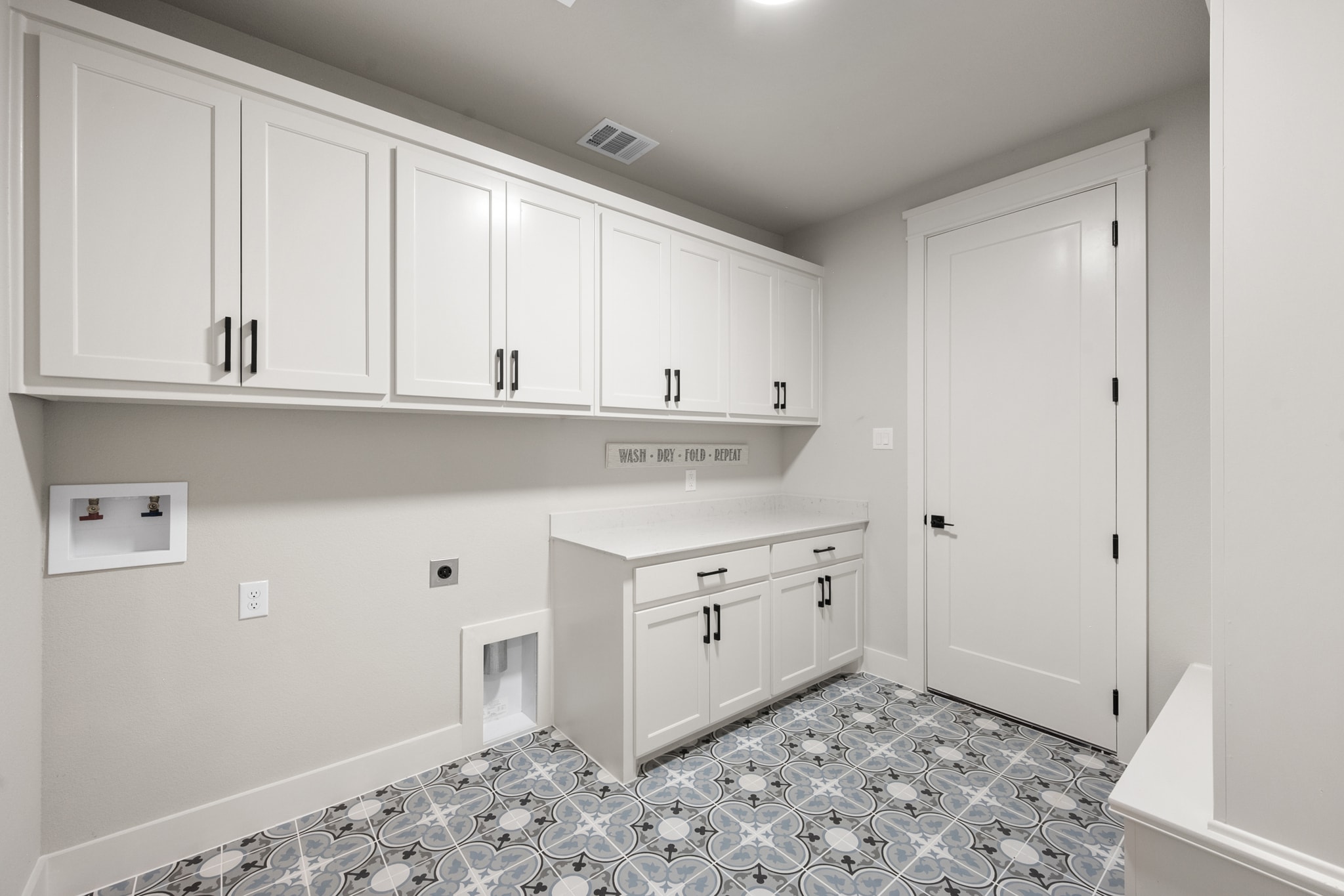 White Laundry Room